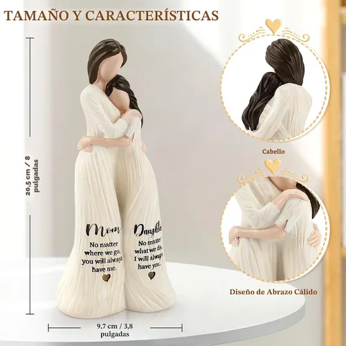 Miniatura 6 de Figuras de Mamá e Hija, Regalos de Mamá para Hija, Regalos de Hija para Mamá, Regalo de Navidad y Cumpleaños para Madre e Hija, Regalo de Acción