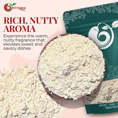 Miniatura 2 de NY SPICE SHOP Mahlab molido - Especias Mahlepi en polvo - Mahlep natural seco - Especias Mahlep secas para hacer pastelería - 4 onzas