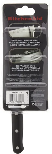 Miniatura 2 de Cuchillo de pelar de remache triple KitchenAid Classic Series, cuchilla, 6", Negro ónice