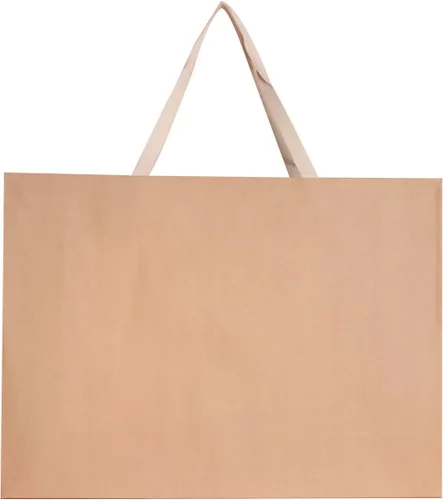 6 bolsas de papel marrón natural de 21.7 x 6.1 x 15.7 pulgadas (4) bolsas de papel marrón natural, gigantes, gigantes, enormes XL, gruesas,