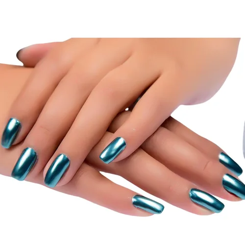 Miniatura 79 de Esmalte de uñas plateado, efecto espejo metálico, decoración de uñas metálica de larga duración no desprendible, esmalte de uñas brillante para 12#