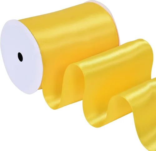 Miniatura 177 de Ribest - Cinta de satén de doble cara de 1 pulgada y 50 yardas por rollo, verde manzana, para envolver regalos, ramos de flores, accesorios