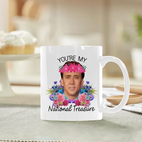 Miniatura 3 de Taza de café SCSF para amantes del café - Taza de té "You're My National Treasure" - 11 onzas