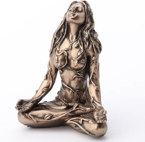 Miniatura 2 de Veronese Design 2.5" Madre Tierra Gaia Sentado Lotus Pose