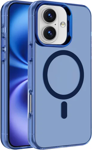 Miniatura 32 de S. Tedazo Funda magnética para iPhone 7/8 Plus (5.5 pulgadas) compatible con MagSafe, [no amarillenta] delgada, a prueba de golpes, funda para Negro