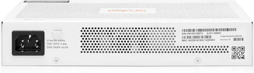 Miniatura 9 de Switch HPE Networking Instant On Serie 1830 de 8 puertos Gb Smart-Managed Layer 2 Ethernet con PoE 8X 1G 4X CL4 PoE (65 W) Sin ventilador