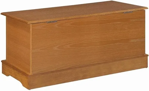 Miniatura 7 de Bowery Hill Cofre rectangular de madera tradicional de cedro, 40 pulgadas de ancho x 16 pulgadas de profundidad x 18.5 pulgadas de alto, acabado