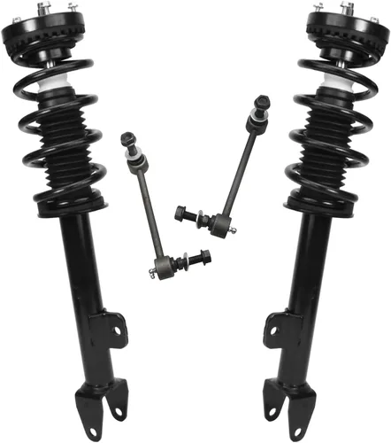 Miniatura 91 de Detroit Axle - Kit de 4 piezas RWD Puntales Delanteros Barras Estabilizadoras para Ford F-150 2021 2022 2023 2024, 2 Puntales con Resorte Helicoidal
