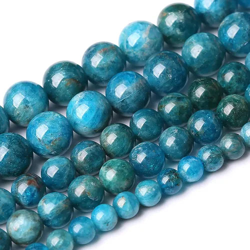 Miniatura 80 de 45 cuentas de turquesa de 0.315 pulgadas con concha de howlita azul perla y turquesa cuentas de piedra para hacer joyas, pulseras, collares, aretes