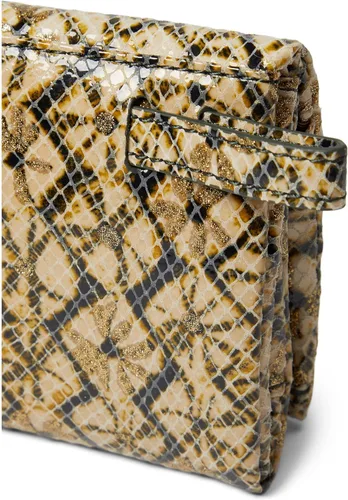 Miniatura 4 de HOBO Keen - Cartera triple para mujer, forro de poliéster con cierre de botón a presión, práctica y elegante cartera compacta, Twinkle Print, Keen