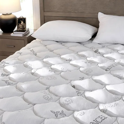 Miniatura 12 de Protector de Colchón Queen Impermeable Funda de Colchón Lavable de Rayón de Bambú Cubierta de Colchón Transpirable Silencioso Protector de Cama 5