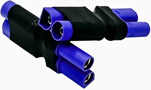 Miniatura 5 de EC5 macho a EC5 conector hembra sin adaptador de cable, adaptador de conector EC5 para RC FPV Car Plane Drone LiPo batería EC5 conversión de puerto