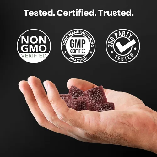 Miniatura 5 de Cured Shilajit - Gomitas para hombres con más de 85 minerales traza, ácido fúlvico y húmico Energía natural, resistencia y apoyo de resistencia