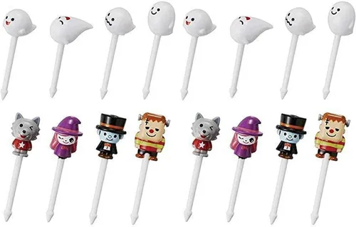Miniatura 2 de Torune Food Picks Bento Lunch Accesorios, Obake Ghost Picks
