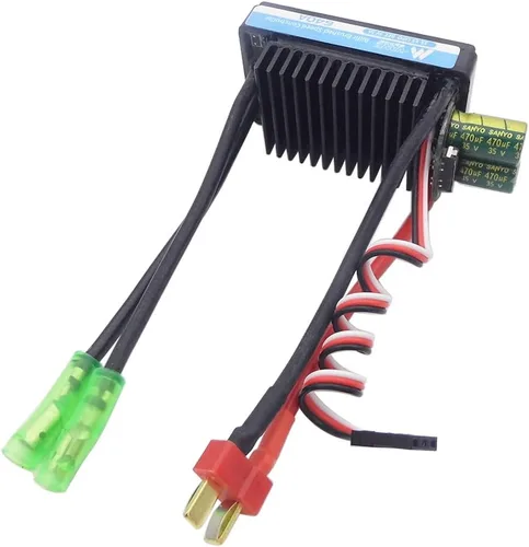 通用 12V 24V 100A ESC 997 Controlador de velocidad del motor de cepillo 2 vías adelante hacia atrás freno para RC barco marino tanque de camión
