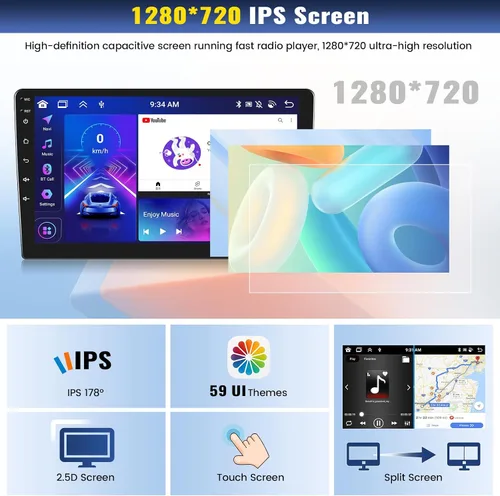 Miniatura 3 de Android 15 4G+64G para Ford F150 2009 2010 2011 2012 estéreo de coche con CarPlay Android Auto, pantalla táctil de 9 pulgadas, radio de coche