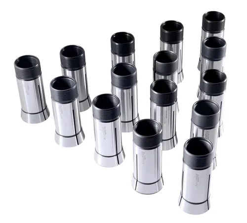Miniatura 6 de Accusize Industrial Tools 15 pinzas redondas de precisión 5C endurecidas y molidas, 0200-0571 de 1/8-1" por 16th