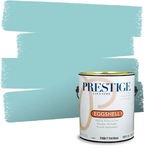 Miniatura 182 de PRESTIGE Pintura interior e imprimación en uno, azul cielo, semi-brillante, 1 galón