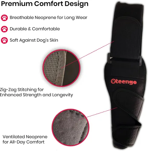 Miniatura 8 de Protector de codo para perros para callos y artritis. Coderas Hygroma para perros y coderas de perro, soporte de pierna frontal. Soporte de hombro