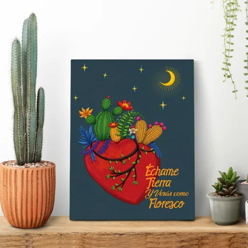 Miniatura 2 de SKYSUKEY Impresión artística mexicana retro para oficina, póster de arte latino, citas inspiradoras en español, decoración de pared, arte de pared