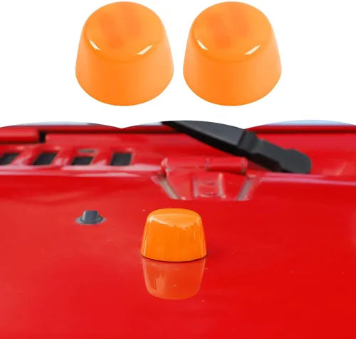 Miniatura 16 de Cubierta de Goma para Capó del Motor, Adorno de Adornos para Cuerpo de Vehículo para Jeep Wrangler JK JKU 2007-2018, Azul