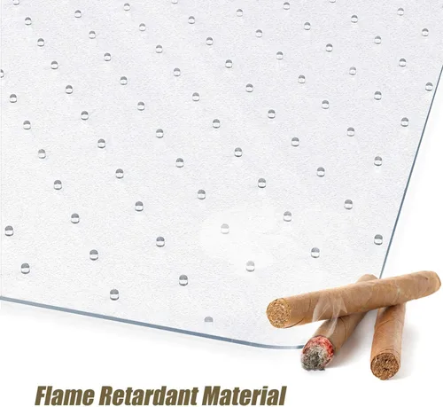 Miniatura 2 de Kuyal Alfombrilla para silla de oficina para alfombras, transparente gruesa y resistente de alta calidad, tapetes de suelo para pisos alfombrados