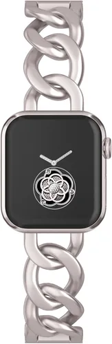 Miniatura 8 de Musk-MSKR Watch Bands for Women Compatible with Apple Watch Band 38mm 40mm 41mm 42mm 44mm 45mm 46mm 49mm Adjustable Metal Band Cowboy Steel Chain