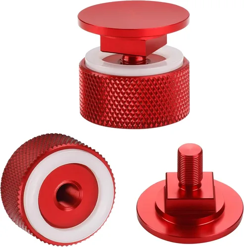 Miniatura 2 de Sujetadores de campana de soldadura, capucha de soldadura de aleación de aluminio para casco de tuberías con arandela de silicona antideslizante