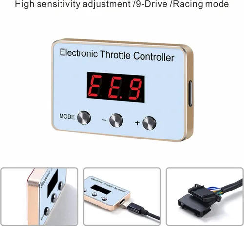 Miniatura 2 de Controlador de respuesta del acelerador, controlador electrónico de acelerador, 9 modos, acelerador electrónico inteligente de carreras, apto