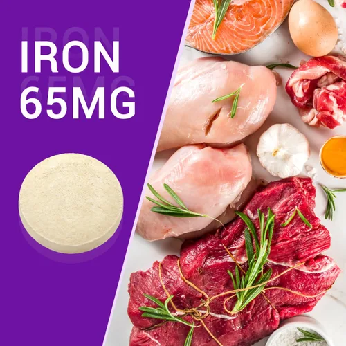 Miniatura 7 de Heivy Suplemento de hierro sulfato ferroso de 325 mg con vitamina C, 240 tabletas veganas (suministro para 8 meses) – 65 mg de hierro elemental