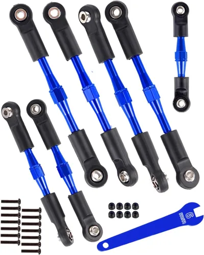 Miniatura 8 de Tensores de aluminio Camber Links Upgrades Part para 1/10 Slash 2WD/Stampede 2WD/Rustler 2WD/Bandit 2WD, tensores de aleación Camber Links Hops Up