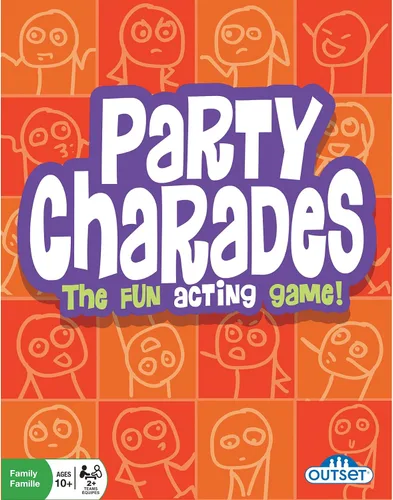 Miniatura 7 de Outset Juego de charadas para fiestas de medios – Diversión familiar con 500 cartas de charadas y temporizador – Esencial para la noche