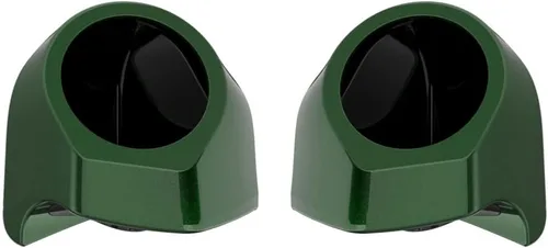Miniatura 130 de Advanblack Alpine Green Tour Trunk Pack - Paquete de altavoces de 6.5 pulgadas, carcasa de audio trasera, color a juego, paquete de maletero Harley