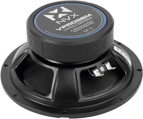 Miniatura 6 de NVX® VPRO8BM - Altavoz premium de 8 pulgadas, 500 W máximo (250 W RMS), 4 ohmios, bobina de voz de 1.5 pulgadas, audio profesional de rango medio
