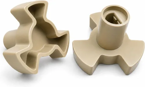 2 acopladores de placa giratoria para microondas, piezas de repuesto para horno de microondas, soporte de guía de rodillo, accesorios para plato