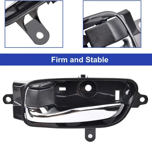 Miniatura 5 de Manija de puerta interior del lado del conductor delantera izquierda con kit de reparación para Nissan Altima Pathfinder 2013-2017, Nissan Titan
