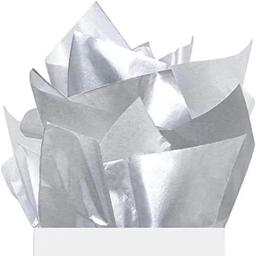 Miniatura 10 de UNIQOOO 100 hojas de papel de seda metálico premium oro rosa champán dorado a granel, papel de regalo para envolver regalos reciclable, accesorio