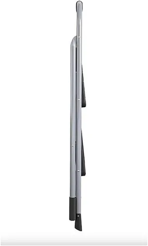 Miniatura 5 de Cosco 11308PBL1E Taburete plegable de 2 escalones, 200 libras, 22 pulgadas de extensión, negro/gris
