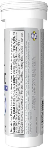 Miniatura 2 de NOW Foods Nutrición Deportiva, Effervescent Effervescente-Hydrate, Suplemento de electrolitos, Recuperación*, Limón Limón, 10 Tabletas