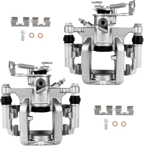 Miniatura 19 de cciyu Ensamblaje de pinza de freno trasero izquierdo con soporte 18B4712 para Chevy para blazer/para S10, para GMC para Jimmy/para Sonoma