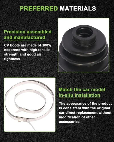 Miniatura 3 de SCITOO Kit de botas de eje CV para 1999-2005 para Polaris Sportsman 500 700 pares interior exterior
