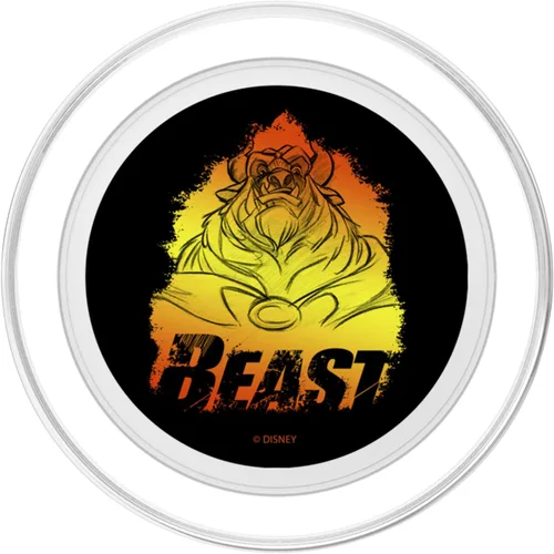 Miniatura 2 de Disney Beauty And The Beast Flame Portrait Sketch PopSockets MagSafe PopGrip for iPhone