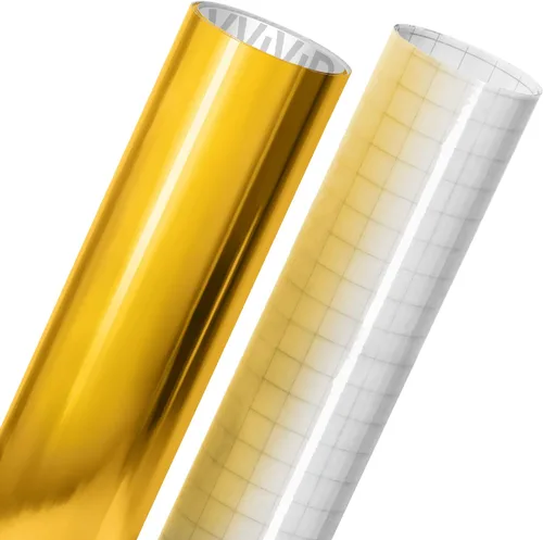 Miniatura 7 de VViViD Paquete de rollo de vinilo adhesivo de acabado brillante de 12 x 48 pulgadas con papel de transferencia de 12 x 12 pulgadas (2 artículos)