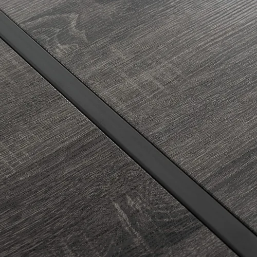 Miniatura 5 de SAFAVIEH Home Collection - Mesa de centro rectangular moderna Tristan con parte superior de madera negra y base de metal negro, mesa minimalista