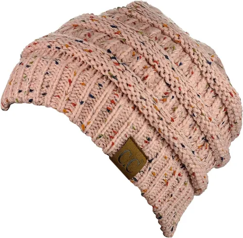 Miniatura 210 de C.C Trendy Warm Chunky Soft Stretch Cable Knit Beanie
