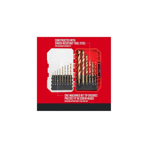 Miniatura 2 de CRAFTSMAN Juego de brocas de óxido de oro de 14 piezas para madera, plástico o metal (CMAM2214)