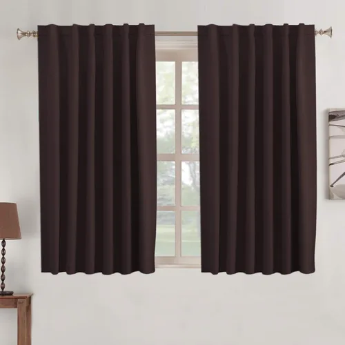 Miniatura 128 de Turquoize Cortinas Opacas para Tratamiento de Ventana con Trabillas Traseras para Sala de Estar/Dormitorio, Tratamientos de Ventana con Aislamiento
