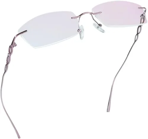 Miniatura 8 de LifeArt Gafas de lectura con marco de titanio puro, con bloqueo de luz azul, reducen la fatiga ocular, elegantes para hombres y mujeres