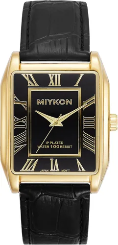 Miniatura 11 de Miykon Vintage Watches for Men – Classic Tank Square Analog Watch with Genuine Leather Wrist Strap, Mens Dress Watches – Japanese Quartz, Waterproof