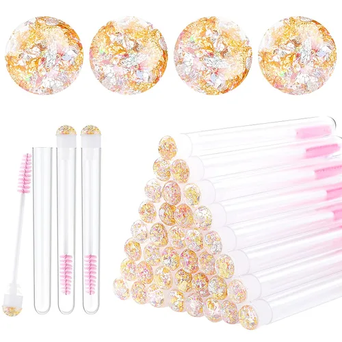 Miniatura 19 de Dming - 20 unidades de cepillo para pestañas, herramienta de maquillaje, suministros para extensiones de pestañas, cepillo de limpieza, rímel